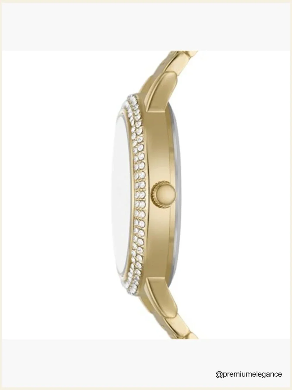 Gold-Tone Bracelet Watch with Mother-of-Pearl Dial - Gift Set